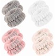 thumbnail image 1 of 4 Pairs Wrist Spa Washband Microfiber Wrist Wash Towel Band Wristbands, 1 of 4