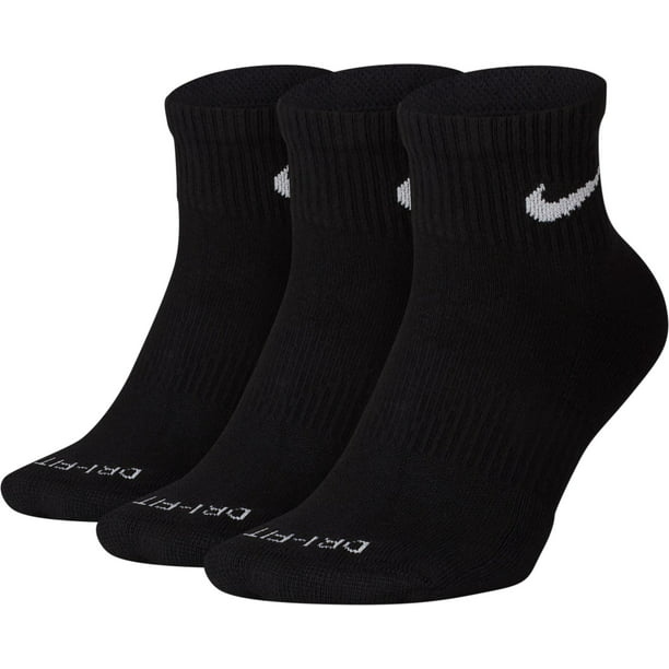Nike Everyday Plus Cushion Ankle Training Socks 3-Pack - Walmart.com