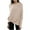 Khaki, variant on Boat Neck Women Long Sleeve Soft Knit Sweaters Loose Pullover
