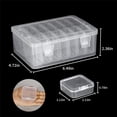 thumbnail image 3 of tssuouriy Storage Box Dust-proof Transparent Earrings Case Jewelry Finding Accessory Packaging Pearl Organizer for Dresser, 3 of 6