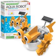 4M: Green Science: Aqua Robot - DIY Water Swimming Fish Toy Robot, Solar & Battery Hybrid Power, STEM Building Craft & Activity Set, Kids Ages 5+