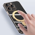 thumbnail image 5 of Case For IPhone 16/16 Plus/16 Pro/16 Pro Max, Ring Holder Wireless Charging Cover Magnetic Protective Lens Slim Case Not Yellowing Drop-proof Shell, 5 of 8