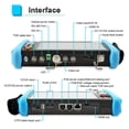 thumbnail image 5 of Ipc Tester Poe Ipc9800 Plus Video 4k Hd Cctv Tester Ip And Coaxial Tester Rj45 IP Camera Tester 7inch Cftv Test SDI, 5 of 5