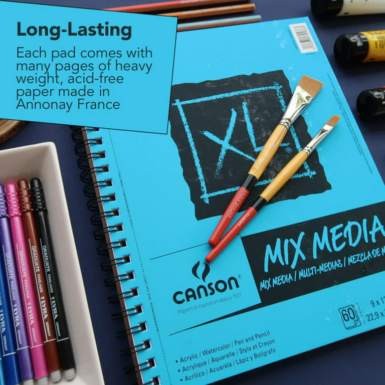 XL Canson Mixed Media Sketchbook, Hobbies & Toys, Stationary