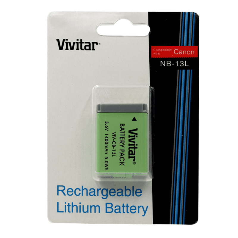 Vivitar Rechargeable Replacement Battery Canon NB 13L for Canon