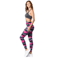 thumbnail image 2 of Women's Camoflage Printed Activewear Leggings - Pink , M, 2 of 5