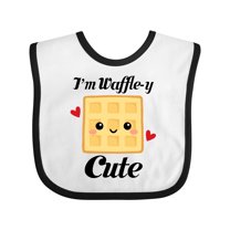Inktastic Waffle Pun Im Waffle-y Cute Girls Baby Bib