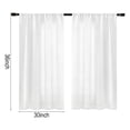 thumbnail image 2 of 2 Panels Linen Curtains Set for Living Room Bedroom, Light Filtering Textured Soft Window Curtain, Airy Soft Rod Pocket Elegant Drapes, 2 of 6