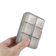 thumbnail image 5 of Unique Bargains Durable 9 Grids Double Layer Pill Case Gray, 5 of 6