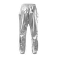 thumbnail image 6 of JLFKNG Mens Performance Trousers Simple Solid Color Sparkly Tethered Pants Bright Straight Leg Suitable For Beach, Dates, 6 of 6
