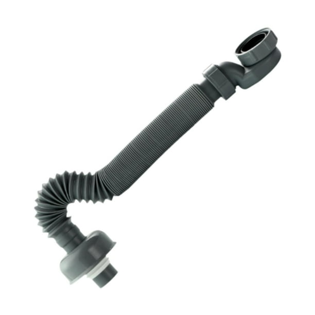 Tubo de drenaje para lavabo de baño, expandible, universal, de fácil montaje para el hogar, baño y cocina.