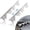 Sliver, variant on 2Pcs Stainless Steel Stove Gap Covers, Stove Gap Filler for Kitchen, Adjustable Length 13.8" to 27.5"