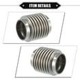 thumbnail image 5 of Unique Bargains Car Exhaust Flexible Pipe Bellows 50.8x82mm 2"x3.23" Universal Durable Stainless Steel Silver Tone, 5 of 6