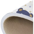 thumbnail image 6 of Dreamtimes Lightweight Soft Area Rugs 60 x 39 inch (5'x 3'3"), Toy Teddy Bear and Dots Floor Mat for Kids Playing Room Hardwood Floor Living Room Nursery Rugs, 6 of 6