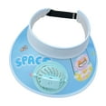 thumbnail image 4 of Sombrero de visera con ventilador Strade Fareast Limited para niños Azul, 4 of 8