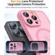 thumbnail image 4 of Funda Mate Compatible con Magsafe para iPhone 14 Pro Max, Cubierta de Teléfono de Protección Completa - Rosa, 4 of 7