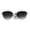 silver smoke, variant on Womens Oceanic Gradient Oversize Double Rim Goth Cat Eye Sunglasses Silver Smoke
