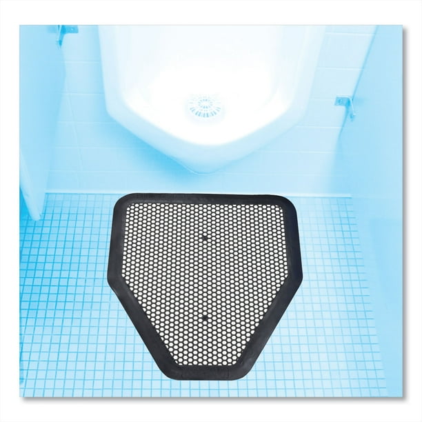 Deo-Gard Disposable Urinal Mat, Charcoal, Mountain Air, 17.5 x 20.5, 6/Carton