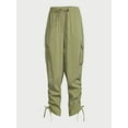 thumbnail image 2 of Sofia Jeans Women's and Women's Plus Super High Rise Luxe Cargo Pants, 27" Inseam, Sizes XXS-5X, 2 of 6