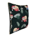 thumbnail image 2 of Kll Baby Sloths Sleeping Decorative Throw Pillow Covers Velvet Soft For Couch Sofa Bedroom Living Room Outdoor -20"X20", 2 of 8