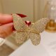 thumbnail image 1 of EVER FAITH Broches para Mujer Cristal Mariposa Broche Pin，broche elegante para mujeres y niñas, regalo de fiesta, dorado,Acero aleado, cristal, 1 of 4