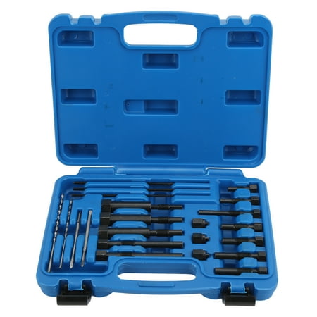 

22PCS/Set Glow Plug Electrodes Removal Tool Kit Metal Portable Complete with Storage Box