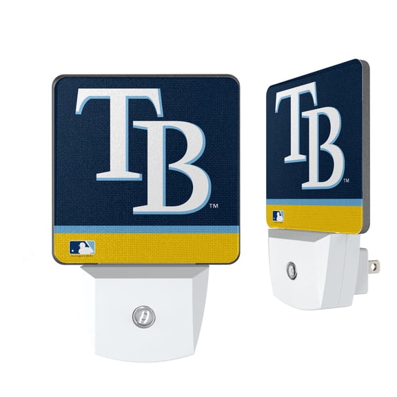 Tampa Bay Rays Stripe Design Nightlight 2-Pack