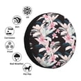 thumbnail image 4 of Yiaed Orchids Flowers Print Tire Wheel Cover, Waterproof Spare Tire Cover Fit for Jeep, Truck,Trailer, RV, SUV, Camper and Most Vehicle-15 inch, 4 of 6