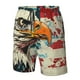 thumbnail image 4 of Balery Retro American Eagle Traje de Baño Estilo Hawaiano para Hombre, Shorts de Secado Rápido con Bolsillos-X-Large, 4 of 6