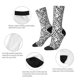 thumbnail image 4 of Balery Weave Geometric Calcetas Largas con Estampado para Hombre y Mujer – Suaves y Transpirables, Talla Única (US 5-11), 4 of 6