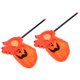 thumbnail image 1 of 2 piezas de bolsas de truco trato de Halloween Palm Candy Pouch Party Favores accesorios divertidos para niños (naranja), 1 of 5
