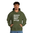 thumbnail image 6 of Resist Much Obey Little Hoodie Sweatshrit, Walt Whitman Quote Hoodie, 6 of 9