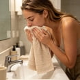 thumbnail image 7 of Btomtd Soft Cotton Bath Towels and Face Towels for Home, Absorbent Hand Washcloths for Hair Face and Body Washing, Size 28.3" x 13.4", Brown, 7 of 7