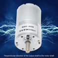 thumbnail image 3 of Gear Motor Reduction Geared Box Equipment Industrial Control Supplies 50RPM DC24V 37B530, 3 of 5