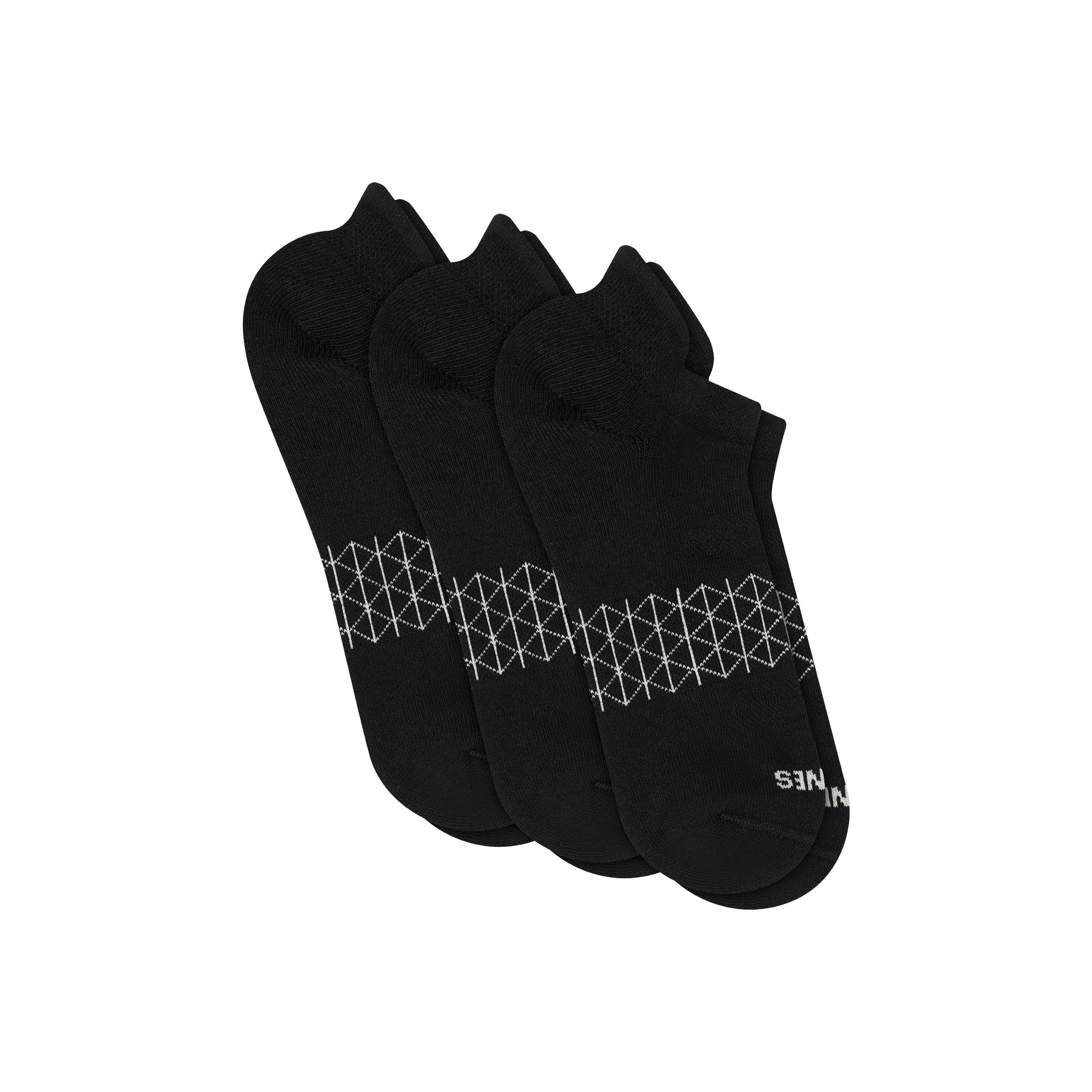 Hanes Mens Heel Shield Socks, Cushioned, Absolute Comfort, 3-Pack, Size 6-12, Black & Gray