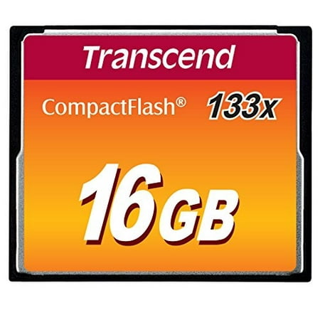 133x Speed Sd Memory Card - Transcend 16GB CompactFlash Memory Card 133x (TS16GCF133)