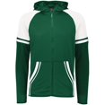 thumbnail image 1 of Adult Retro Grade Jacket, Forest & White - Large, 1 of 1
