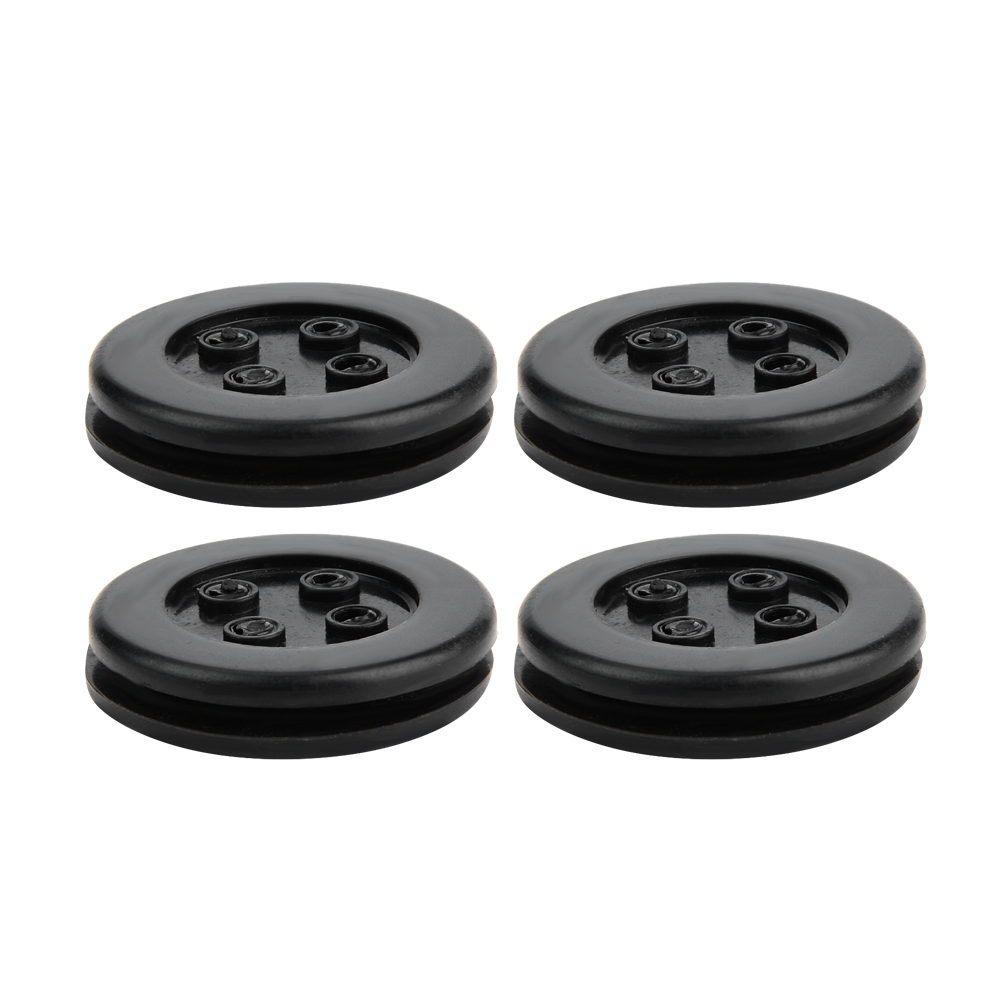 Headlight Dust Cover 4Pcs 30mm Car LED Bulb Headlight Rubber Dustproof Sealing Cover Cap Mini Dust Cover
