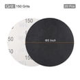 thumbnail image 2 of Uxcell 5 Inch 150 Grit Hook and Loop Wet Dry Usable Silicon Carbide C-Weight Backing  Sanding Disc 20Pack, 2 of 5