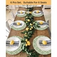 thumbnail image 4 of 15 Inch Round Placemats Set of 4, Sage Green Moroccan Non Slip Heat Insulation PP Table Mats, Boho Ethnic Chic Abstract Geometric Washable Place Mats for Kitchen Dining Party Table Decor, 4 of 7