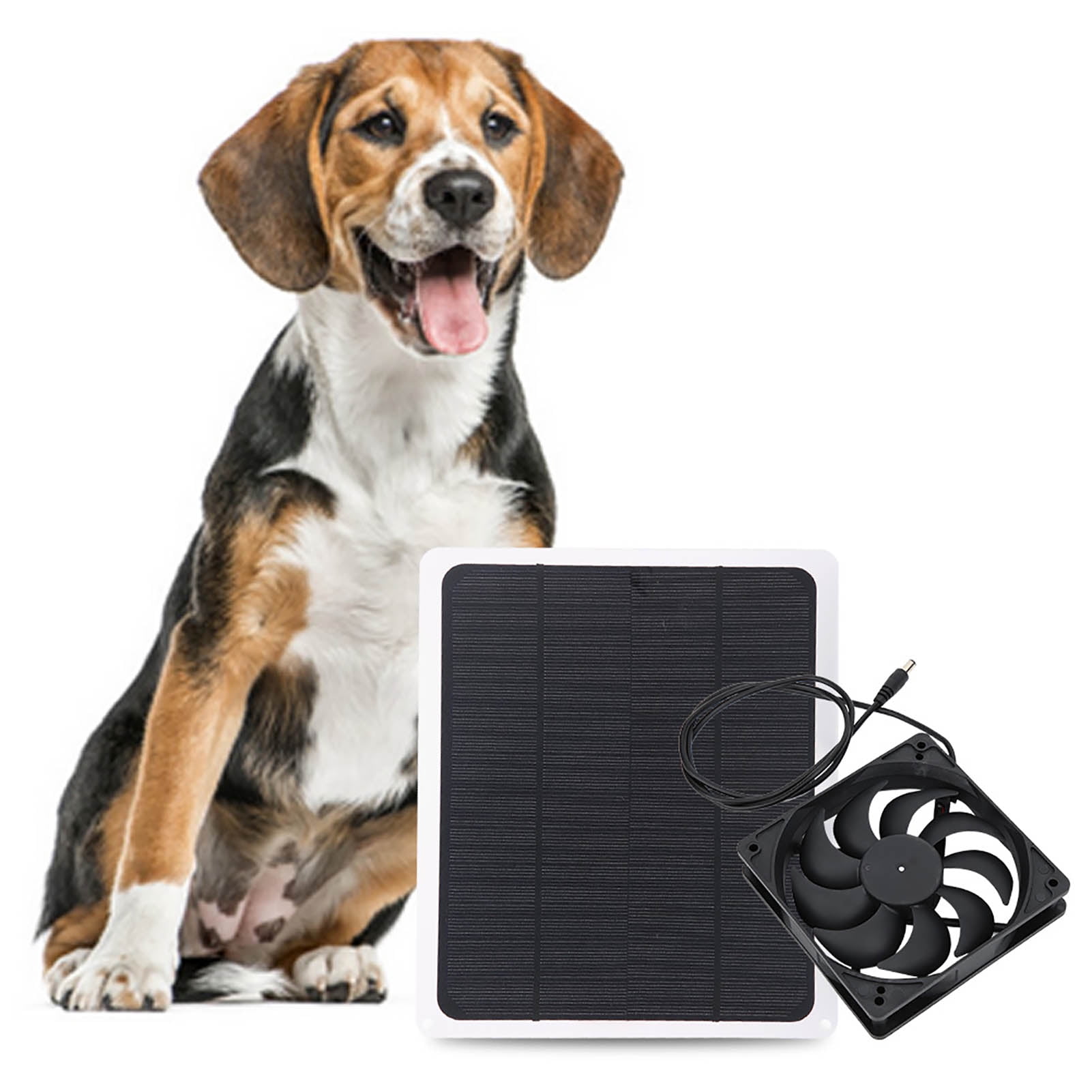 OTVIAP 10W 12V Solar Panel Power Generation Board Battery Charging USB Output Pet Exhaust Fan Set,Solar Panels,Solar Chargers