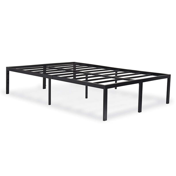 TOUGH 18 Inch High Steel Slat Bed Frame Full