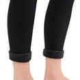 thumbnail image 4 of MUK LUKS Womens Fur Lined Leggings, Black, Large/X Large, 4 of 5