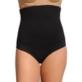 thumbnail image 3 of Flexees Womens Fat Free Dressing Hi-Waist Brief, M, Latte Lift, 3 of 4