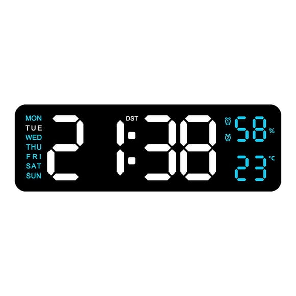 Reloj electrónico multifuncional que se puede colgar o parar como un reloj despertador