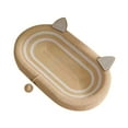 thumbnail image 2 of Rascador de sisal para gatos, cama ovalada para rascar gatos, suministros para mascotas, nido para gatos, cama rascadora para dormir jugando con garra, 2 of 9