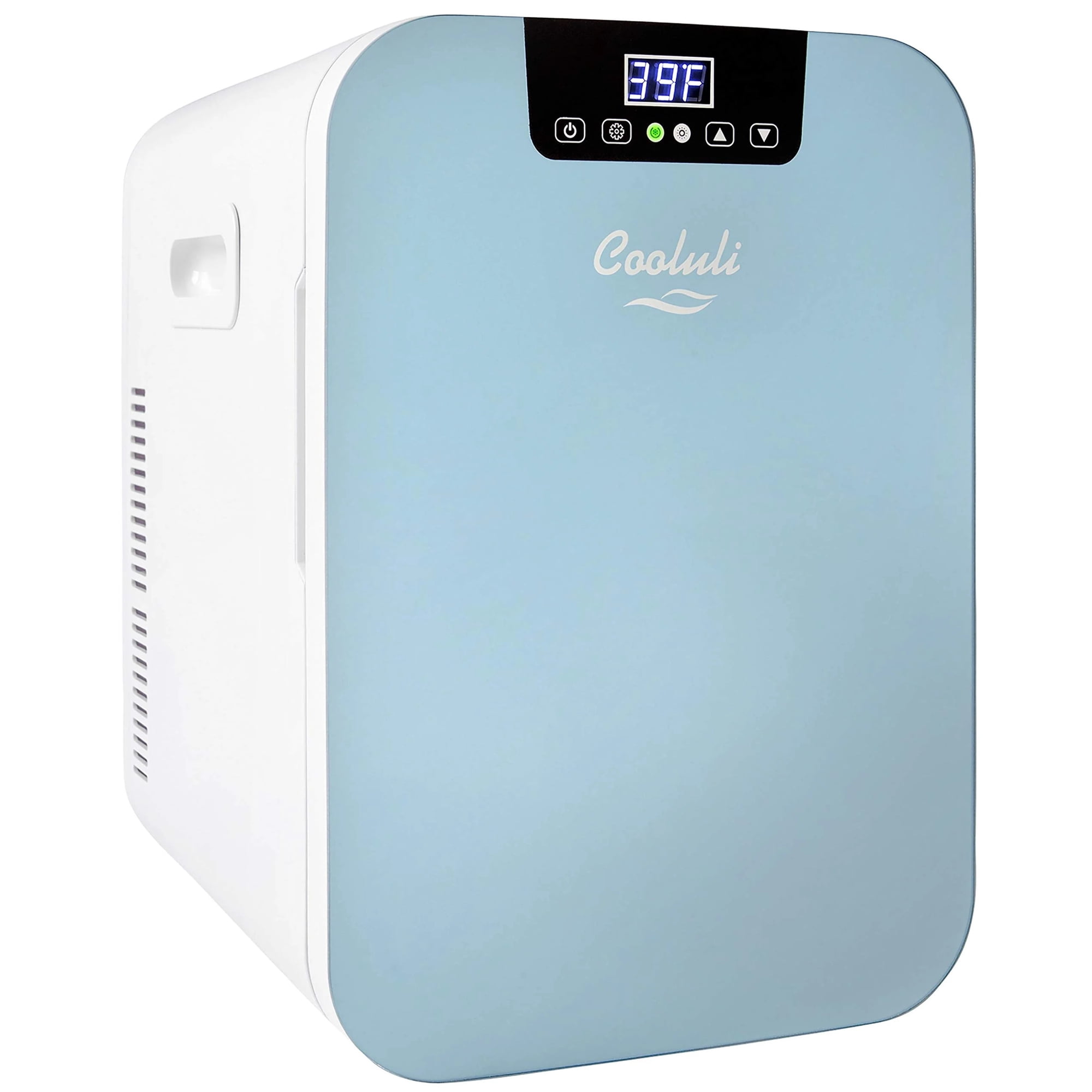 Cooluli Concord 20-Liter Portable Cooler/Warmer Mini Fridge, Blue