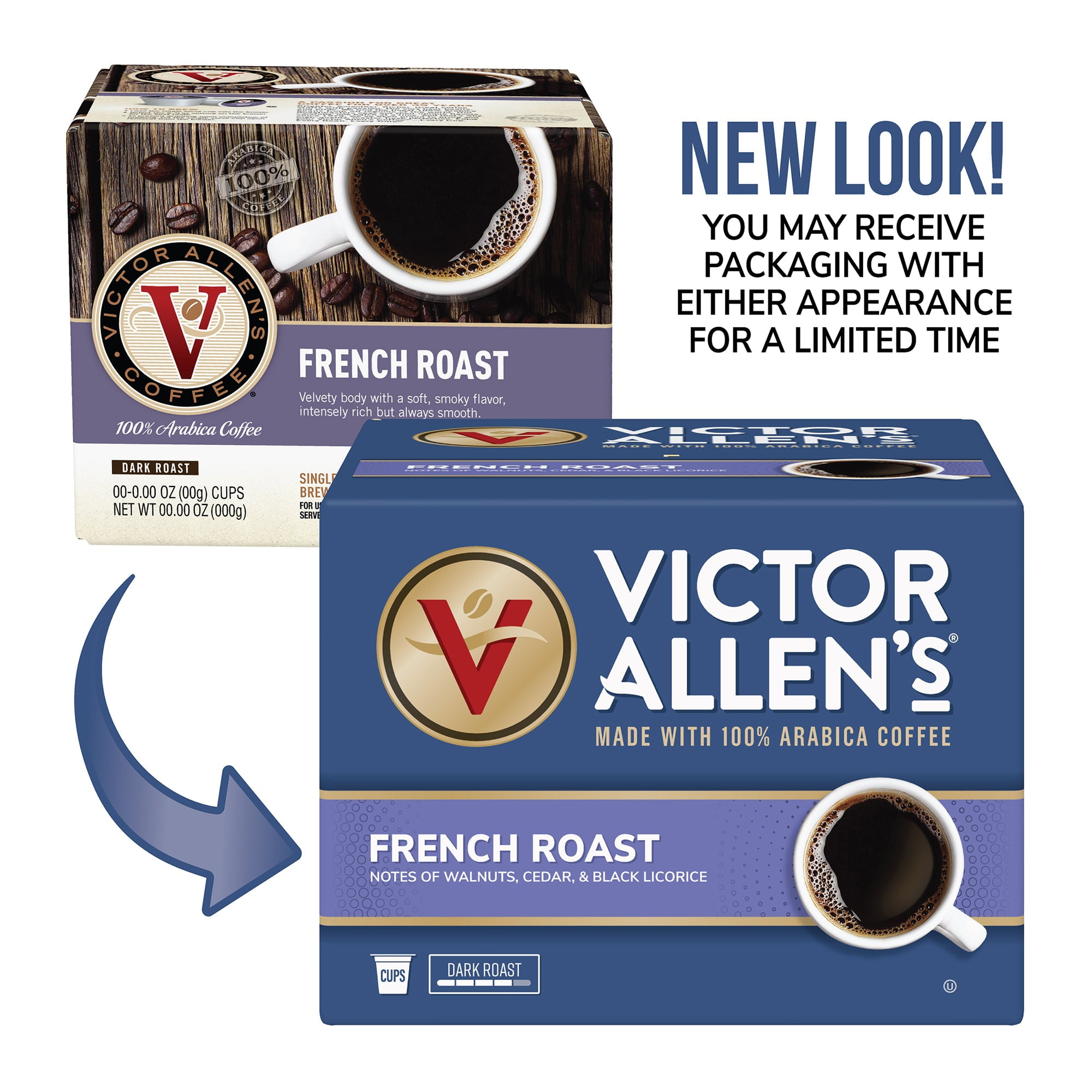 Victor Allen's Coffee K Cups  100% Colombian Single Serve Medium Roast Coff