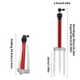 thumbnail image 5 of LICEWO Aluminum Alloy Fishing Rod Holder Replacement 3 Spikes Support Fishing Stand, 5 of 14