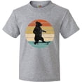 thumbnail image 3 of Inktastic Skateboard Bear Retro Sunset Youth T-Shirt, 3 of 5